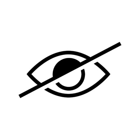 Pictogramme représentant les personnes avec un handicap visuel